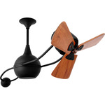 Brisa 2000 Wood Ceiling Fan - Black / Mahogany Tone