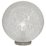 Rina Table Lamp - Nickel / White