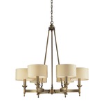 Pembroke Chandelier - Antique Brass