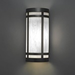 Classics 10180/10181 Wall Light - Black / White Swirl