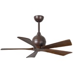 Irene Ceiling Fan - Textured Bronze / Walnut Tone