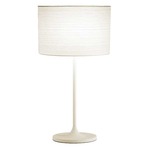 Oslo Table Lamp - White / White Linen