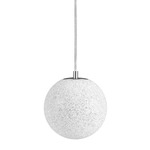 Iceglobe Mini Pendant - Satin Nickel / Polycarbonate