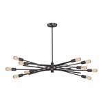 Xenia Linear Chandelier - Oil Rubbed Bronze