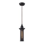 Fulton 66325 Pendant - Oil Rubbed Bronze / Brown