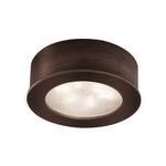 LEDme Round Recessed / Surface Button Light - Copper Bronze