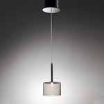 Spillray Pendant - Polished Chrome / Crystal