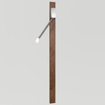 Libri Plug In Bedside Wall Light - Oiled Walnut