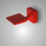 Jackie Adjustable Wall Light - Red