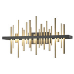 Cityscape Wall Sconce - Black / Soft Gold