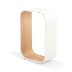 Contour Table Lamp - White Oak/White