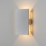 Tersus Metallic Wall Sconce - Maple / Brushed Aluminum