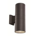 4096 Outdoor Wall Light - Black / Clear