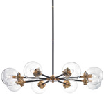 Boudreaux Pendant - Antique Gold / Clear