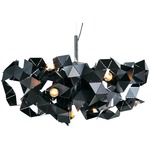 Fractal Round Chandelier - Matte Black