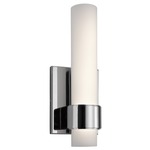 Izza Wall Light - Chrome / Opal