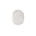 Tati Wall / Ceiling Light - Stainless Steel / White