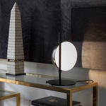 Superluna Table Lamp - Black / Black