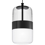 Futura Pendant - Matte Black / White / Matte Black