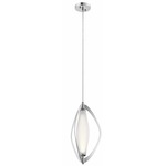 Kivik Pendant - Chrome / White