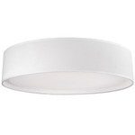 Dalton Ceiling Light - White / White Textured Fabric