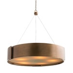 Dante Chandelier - Antique Brass / Frosted