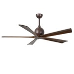 Irene Ceiling Fan - Textured Bronze / Walnut