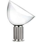 Taccia Table Lamp - Silver / Clear