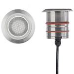 Round 2 Inch Recessed In-Ground Light 12V - Stainless Steel / Honeycomb
