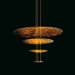 Macchina Della Luce A LED Pendant - Gold Leaf