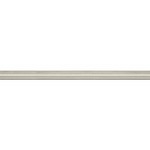 Monorail Straight Rail - Satin Nickel / Clear