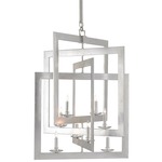 Middleton Chandelier - Contemporary Silver Leaf