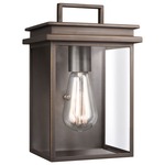 Glenview Outdoor Wall Sconce - Antique Bronze / Clear