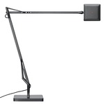 Kelvin Edge Desk Lamp with Base - Titanium