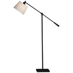 Real Simple Boom Floor Lamp - Snowflake / Matte Black