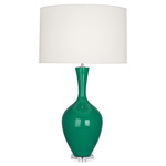 Audrey Table Lamp - Emerald Green / Fondine