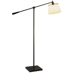 Real Simple Boom Floor Lamp - Snowflake/ Dark Bronze