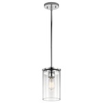 Crosby Mini Pendant - Chrome / Clear