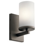 Crosby Wall Sconce - Olde Bronze / Satin Etched