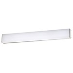 Strip Bathroom Vanity / Ceiling Light - Brushed Aluminum / White