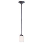 Deven Mini Pendant - Oil Rubbed Bronze / Satin White