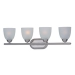 Axis Bathroom Vanity Light - Satin Nickel / Frosted