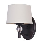 Rondo Wall Light - Oil Rubbed Bronze / White