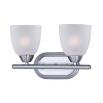 Axis Bathroom Vanity Light - Polished Chrome / Frosted