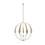 Double Cirque Chandelier - Soft Gold