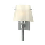 Beacon Hall Glass Cone Wall Sconce - Vintage Platinum / Ivory Art