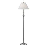 Twist Basket Floor Lamp - Vintage Platinum / Natural Anna