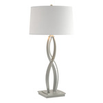 Almost Infinity Tall Table Lamp - Vintage Platinum / Natural Anna