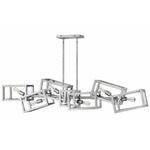 Ensemble Linear Chandelier - Polished Nickel