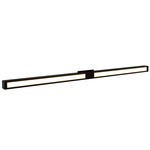 Tie Stix Wood Fixed Warm Dim Wall Light - Antique Bronze / Wood Espresso